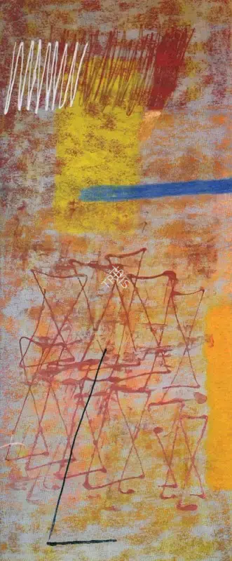Harshavardhana, S. (Artist). Abstract III. Mixed media on paper, n.d. | Painting | FineArts | 00898276