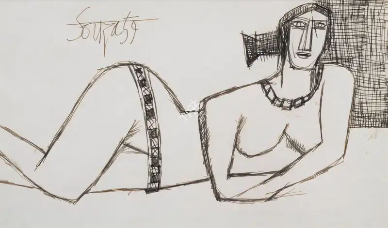 Souza, F.N. (Artist). Untitled, 1959 | Drawing