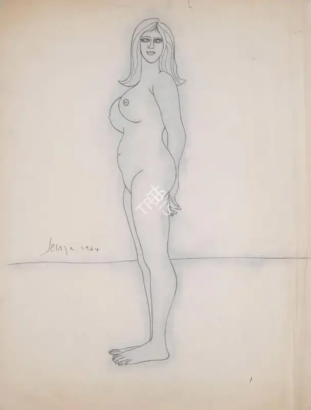 Souza, F.N. (Artist). Untitled, 1964 | Drawing