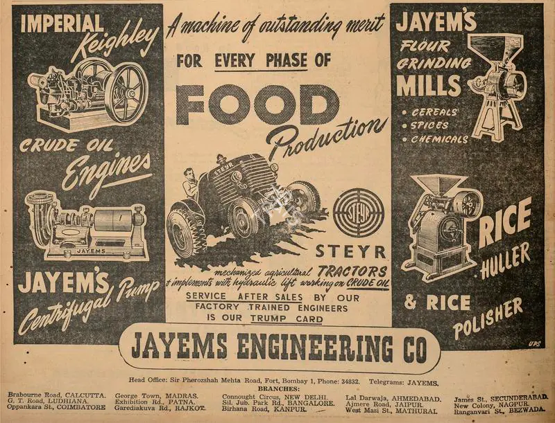 Jayems Engineering (Advertiser). Jayems Engineering CO, 1950 | Advertisement