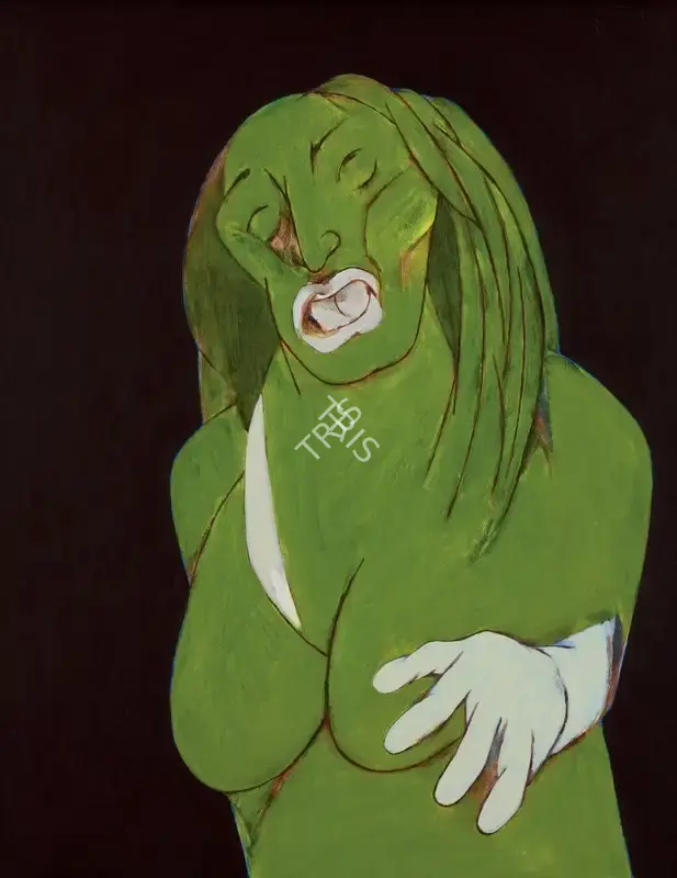 Mehta, Tyeb (Artist). Untitled (Kali), 1998 | Painting