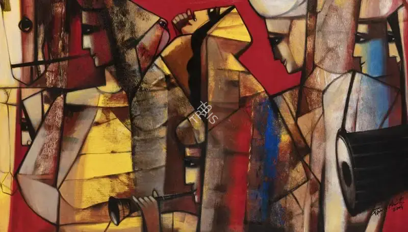 Maity, Paresh (Artist). Melody of Life, 2004 | Painting