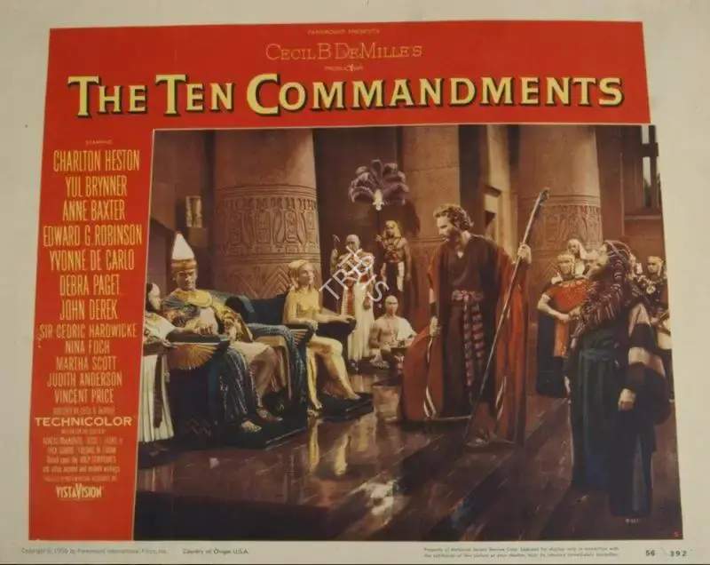 DeMille, Cecil B. (Director), The Ten Commandments, 1956 | Lobby card | CinemaEducation | 00789901