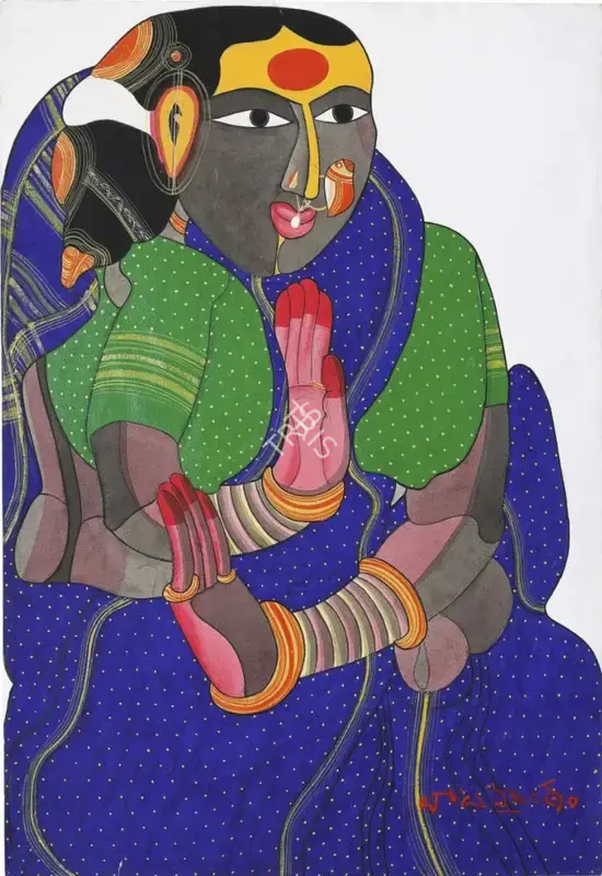 Vaikuntam, Thota (Artist). Untitled, n.d. | Painting