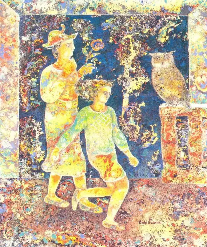 Burman, Sakti (Artist). Spring. Oil on canvas, 2001 | Painting | FineArts | 00372562