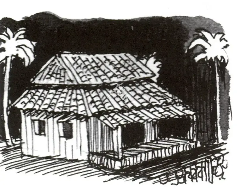 Imchen, Meren (Artist). He Sambandh is a Spirit of He Konkan Found in Old Houses, n.d. | Graphic Art