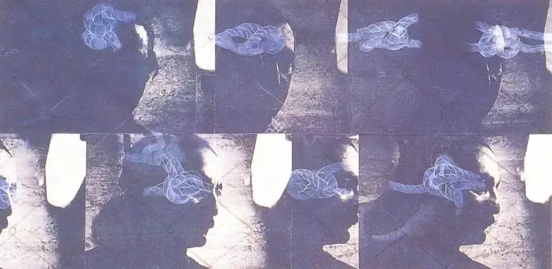Sharma, Nataraj (Artist). Knots. Silkscreen, acrylic and enamel on board, 2001 | Painting | FineArts | 00372694