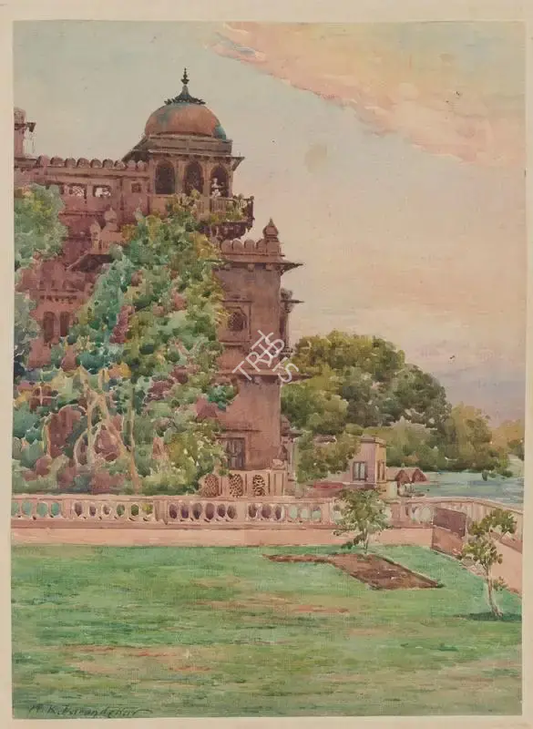 Parandekar, M.K. (Artist). Untitled. Watercolour on paper, n.d. | Painting | FineArts | 00417963