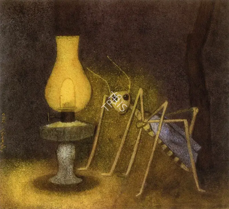 Pyne, Ganesh (Artist). Before the Lamp, 2005 | Painting