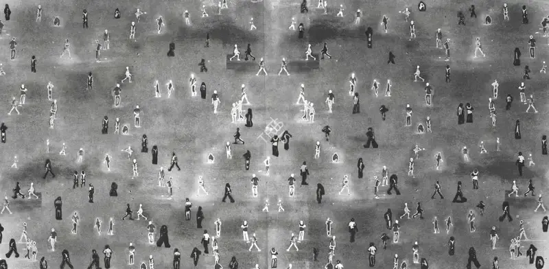 Sharma, Nataraj (Artist). Playing Fields, 2004 | Painting