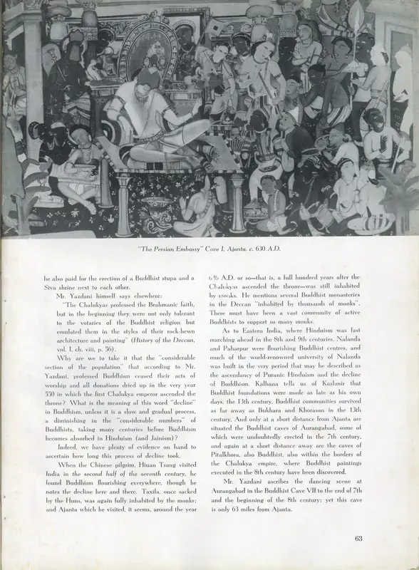 Fabri, Charles (Essayist). Frescose of Ajanta - An Essay. In Marg - In Praise of Early Buddhist Art. 9(1), pp. 61-74. Bombay: Marg, December 1955 | Essay | FineArts | 00668841, 1955