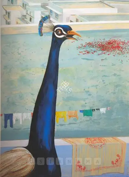 Panda, Jagannath (Artist). The Bachelor On The Terrace Ii, 2005 | Painting