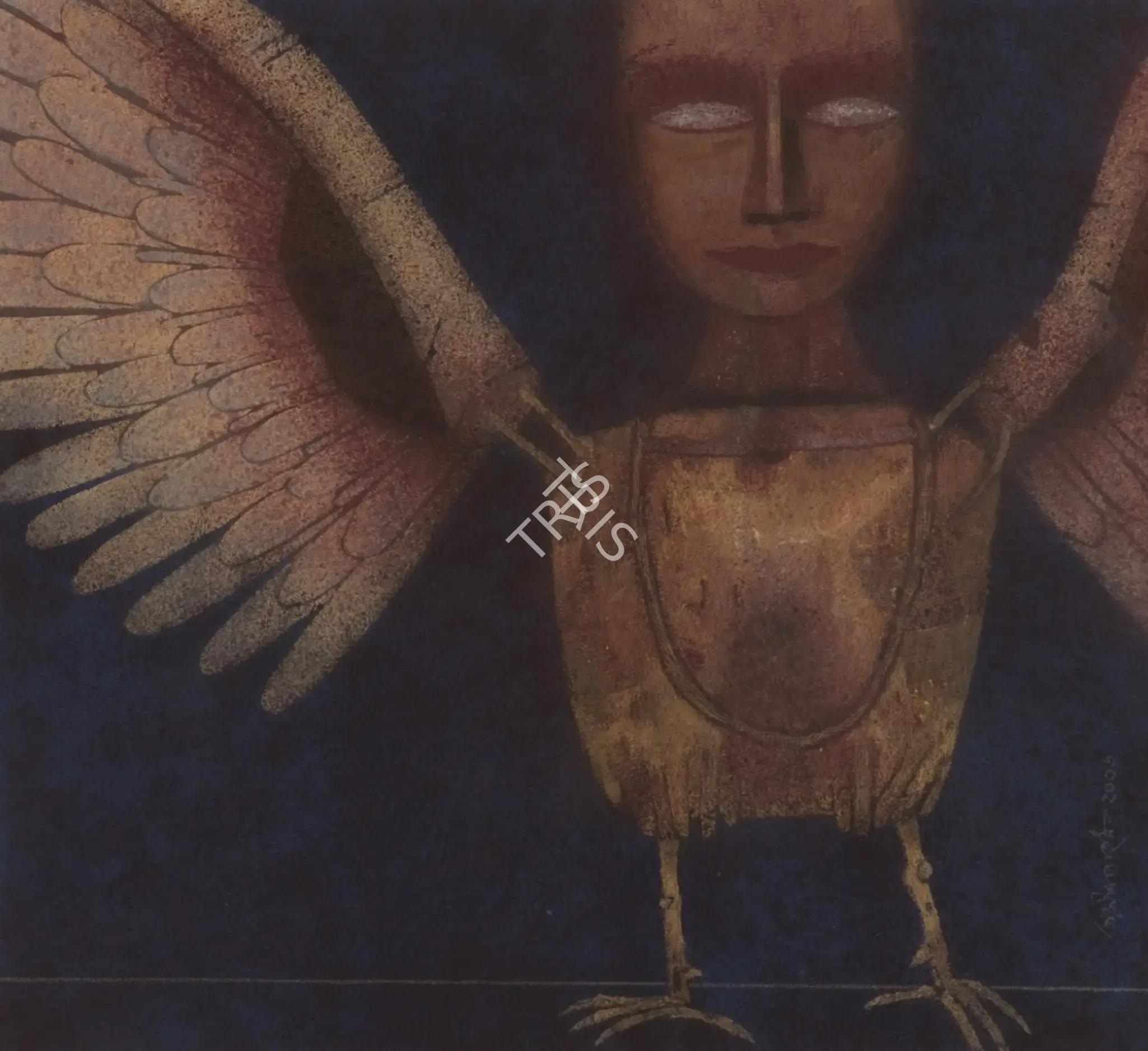 Pyne, Ganesh (Artist). The Creature, 2006 | Painting