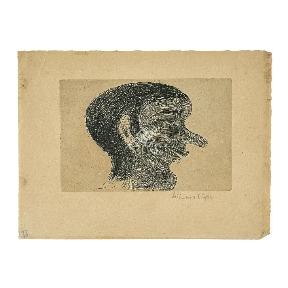 Tagore, Rabindranath (Artist). Untitled, n.d. | Graphic Art