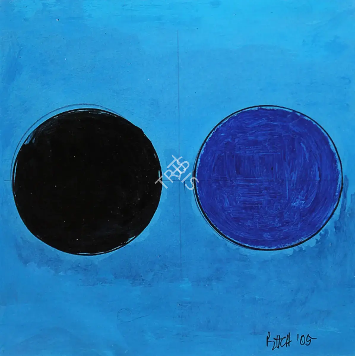 Raza, S.H. (Artist). Polarity, 2005 | Painting