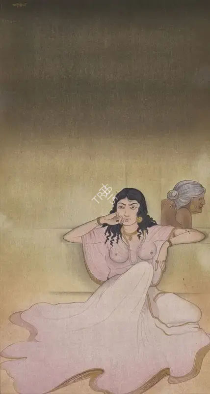 Bose, Nandalal (Artist). Kaikeyi, n.d. | Painting