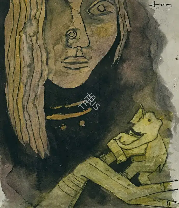 Husain, M.F. (Artist). Untitled, c.1980 | Painting