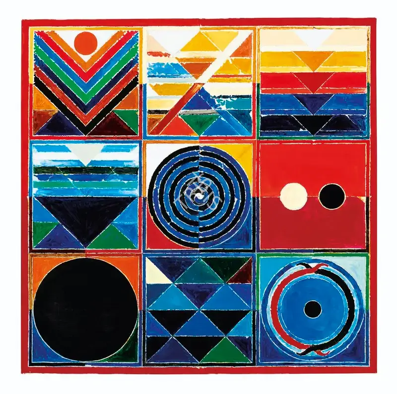 Raza, S.H. (Artist). Encounter, 2000 | Painting
