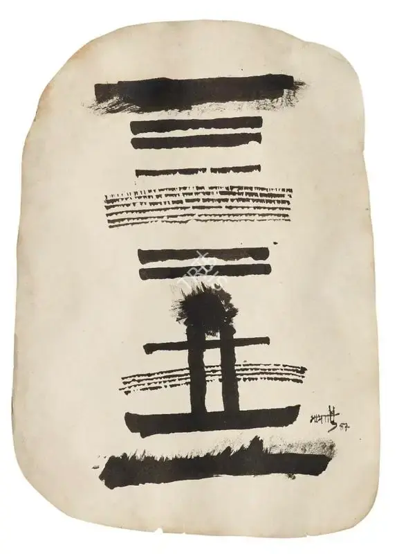 Gaitonde, V.S. (Artist). Untitled, 1987 | Painting