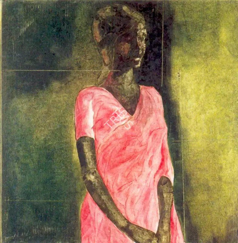 Arakkal, Yusuf (Artist). Portrait of a Lady, 1987 | Painting