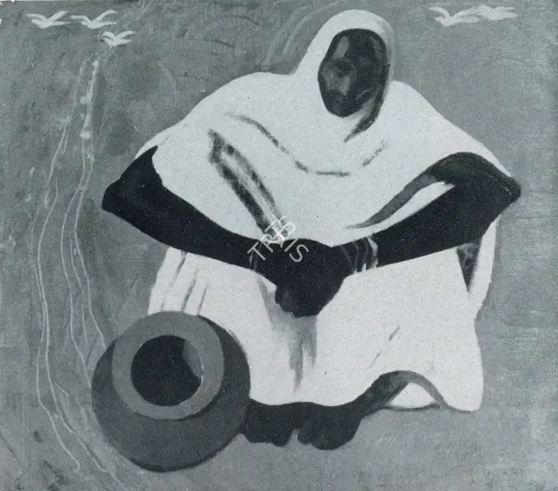 Sanyal, B.C. (Artist). The Empty Pot, n.d. | Painting