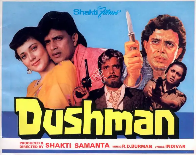 Samanta, Shakti (Producer), Dushman, 1990 | Song-Synopsis Booklet | CinemaEducation | 00864233
