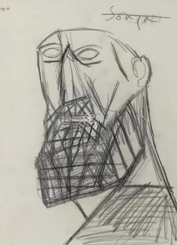 Souza, F.N. (Artist). Untitled, 1952 | Painting