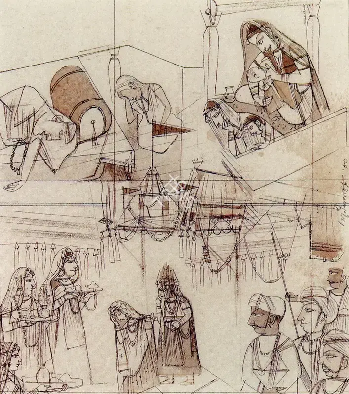 Pyne, Ganesh (Artist). Untitled, n.d. | Drawing
