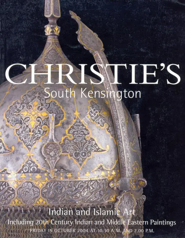 Christie's (Auction House). Indian and Islamic Works of Art - Including 20th Century Indian and Middle Eastern Paintings. 15 October 2004, London | Auction Catalogue | EconomicsArt | 00861913