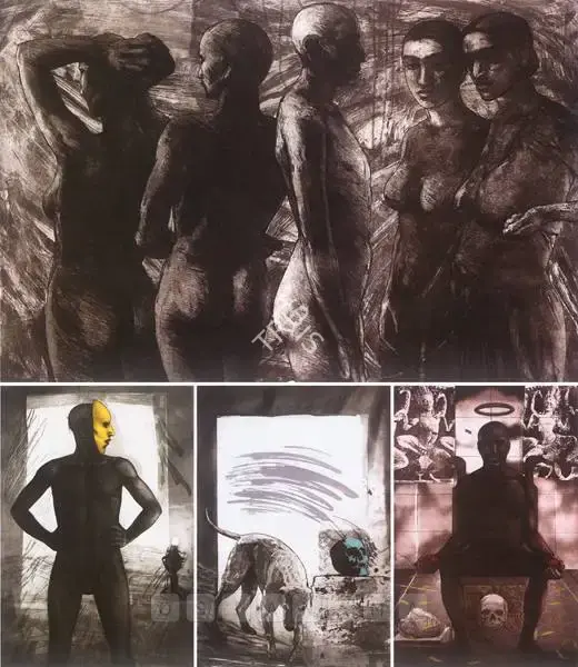 Sud, Anupam (Artist). The Odd One. Coloured etchings, 1994 | Graphic Art | FineArts | 00598408