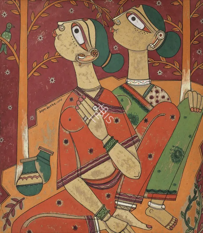 Almelkar, A.A. (Artist). Untitled, 1977 | Painting