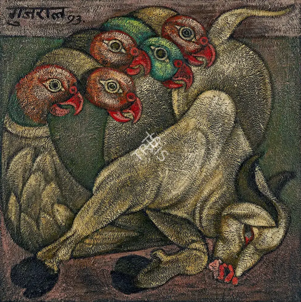 Gujral, Satish (Artist). Untitled, 1993 | Painting
