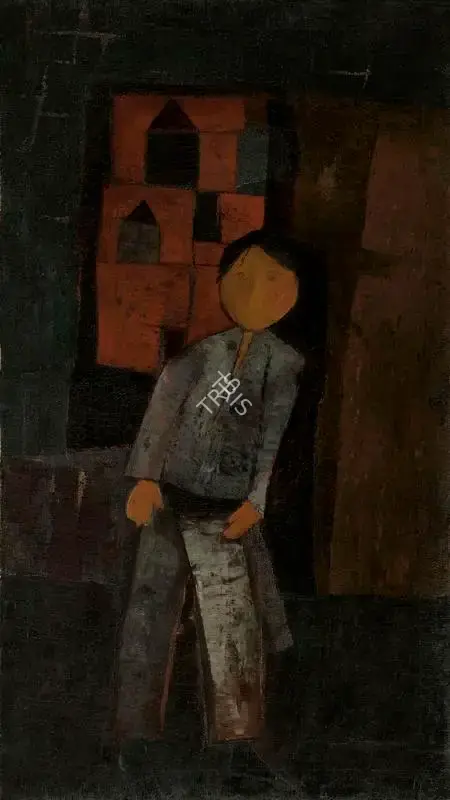 Ramkumar (Artist). Untitled. Oil on canvas, c.1950s | Painting | FineArts | 00339477