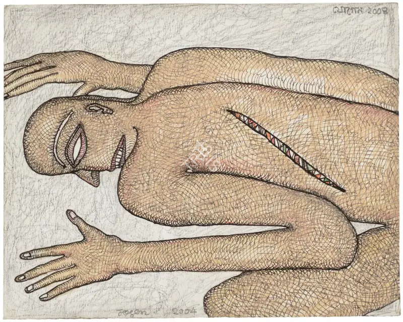 Chowdhury, Jogen (Artist). Dead-I, 2004 | Painting