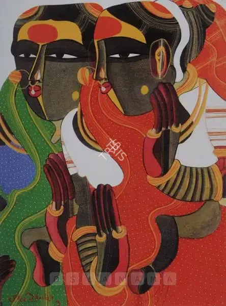 Vaikuntam, Thota (Artist). Untitled. Acrylic on canvasboard, 2003 | Painting | FineArts | 00899008