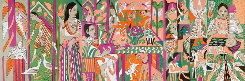 Subramanyan, K.G. (Artist). Pastoral, 2014 | Painting