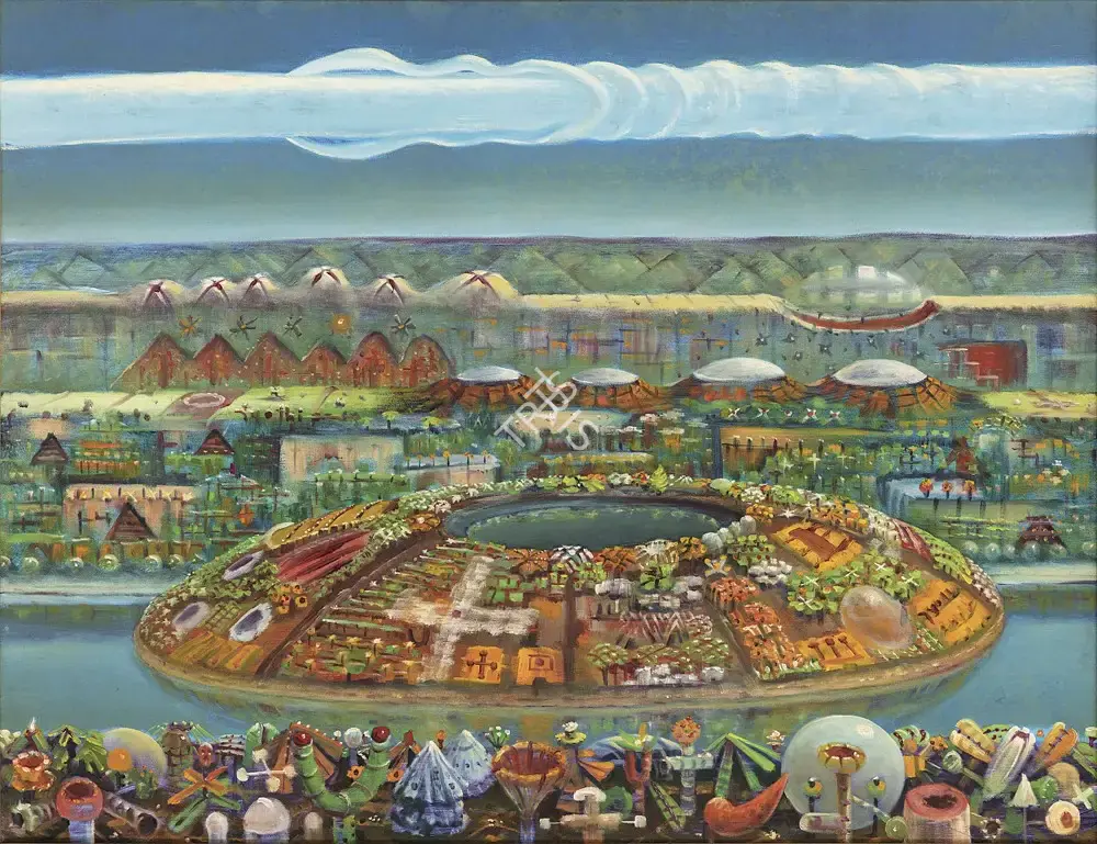 Basu, Jyothi (Artist). In Between, 2004 | Painting