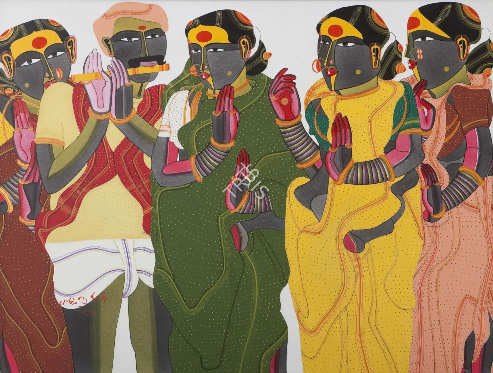 Vaikuntam, Thota (Artist). Untitled. Acrylic on canvas, 2012 | Painting | FineArts | 00900365