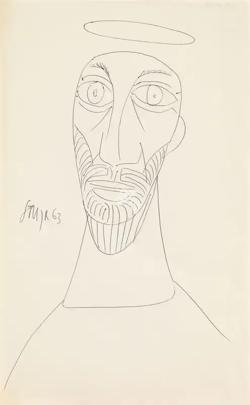 Souza, F.N. (Artist). Untitled, 1963 | Drawing
