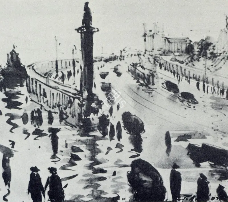 Dhond, P.A. (Artist). Bhaikhala Bridge, 1958 | Painting