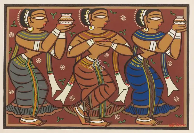 Roy, Jamini (Artist). Gopini, n.d. | Graphic Art