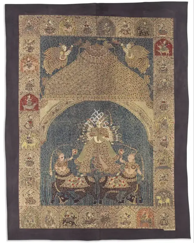 Chitara, Sanjay Manubhai (Artist). Untitled (Mata ni Pachedi), n.d. | Tapestry