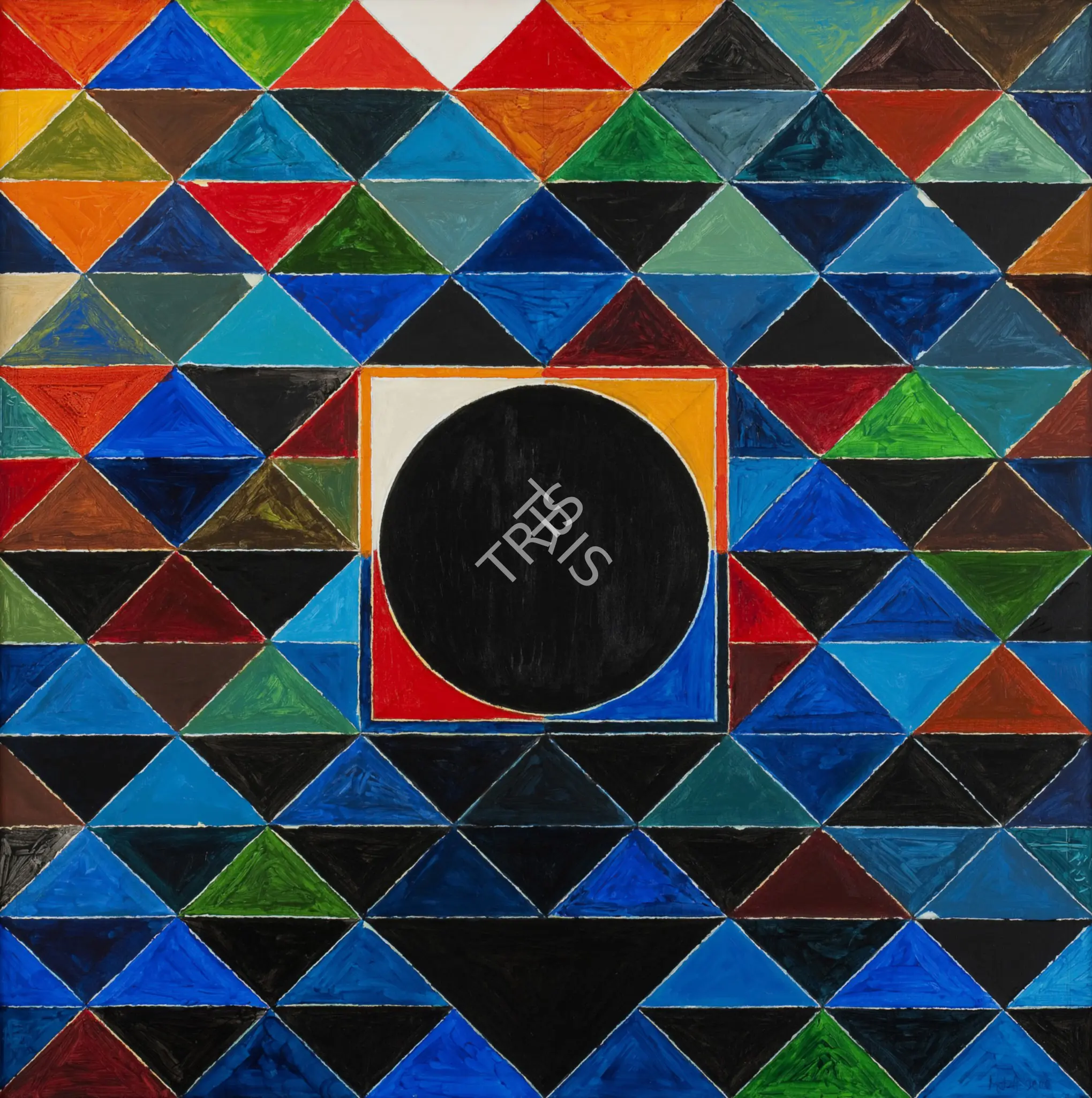Raza, S.H. (Artist). Bindu. Acrylic on canvas, 2000 | Painting | FineArts | 00899794