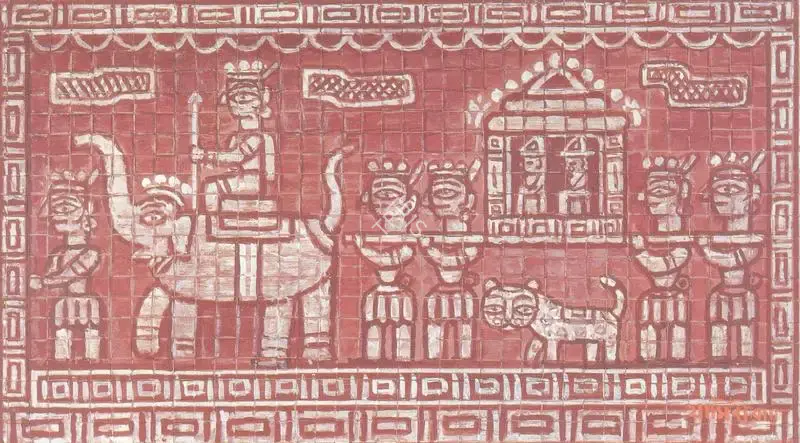 Roy, Jamini (Artist). Procession, n.d. | Painting