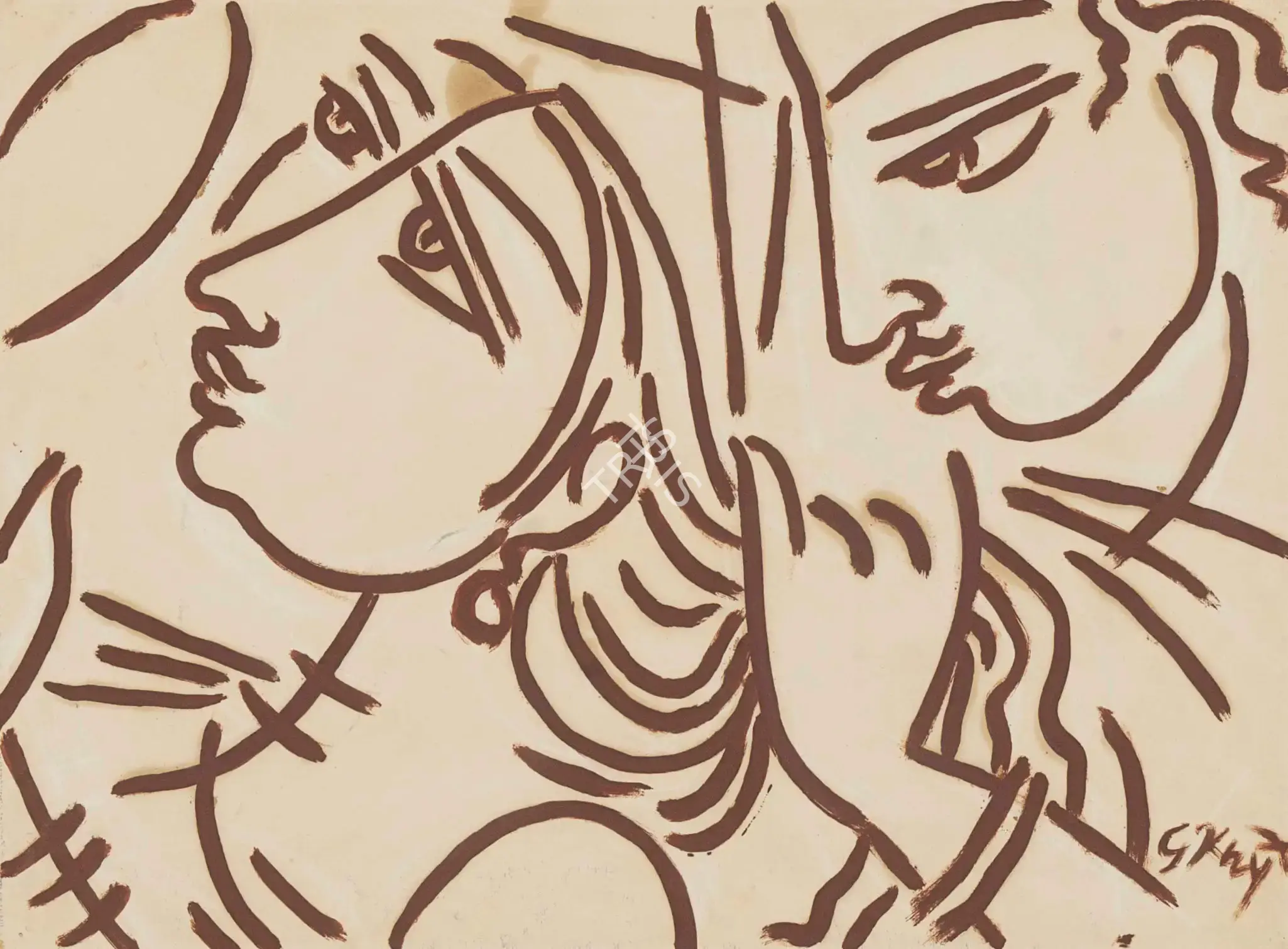 Keyt, George (Artist). Untitled, n.d. | Painting
