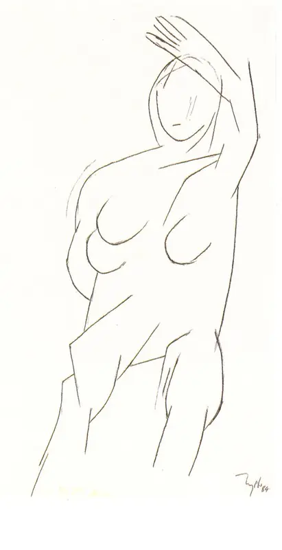 Mehta, Tyeb (Artist). Untitled, 1984 | Drawing