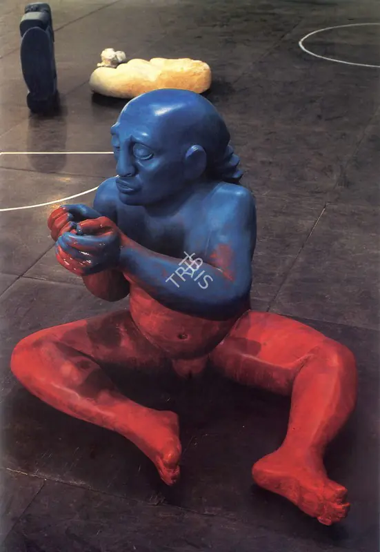 Navjot (Artist). I Have no Fate Lines- Thank God, 1995 | Sculpture