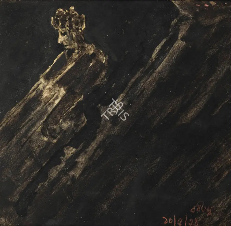 Tagore, Rabindranath (Artist). Untitled (Rider in Night), 1936 | Painting