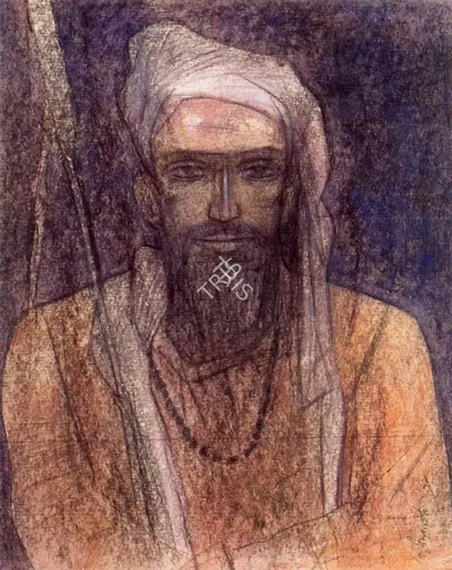 Pyne, Ganesh (Artist). Baul, n.d. | Drawing