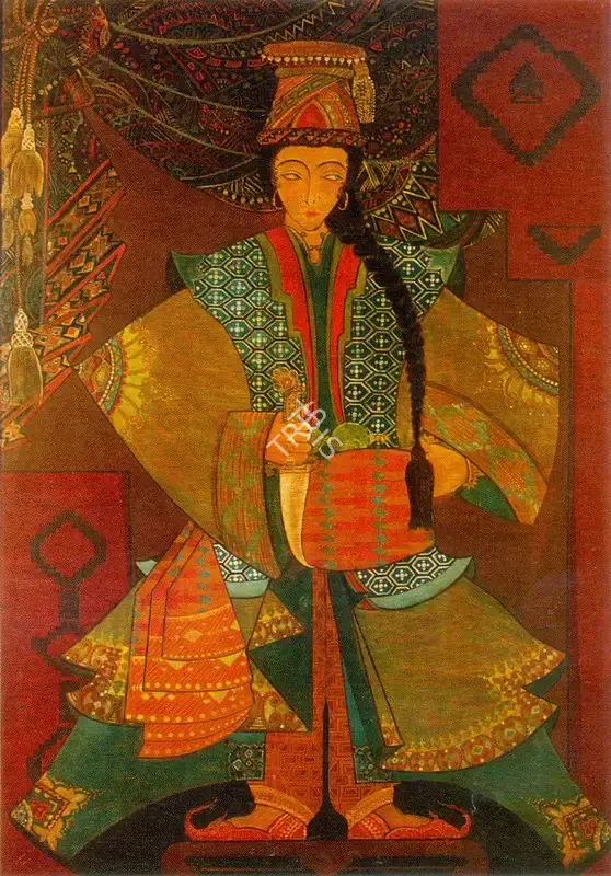 Thakur, Subho (Artist). Persian Dagger, n.d. | Painting